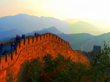 Beautiful view of Great Wall Badaling Section (2018)