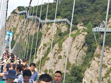 Glass bridge in Wuhu